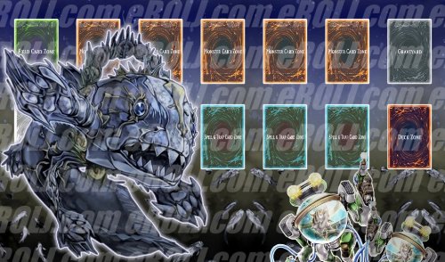 Amazon | abcdeplaymat1351 カスタム プレイマット 遊戯王 英語版 PTDN